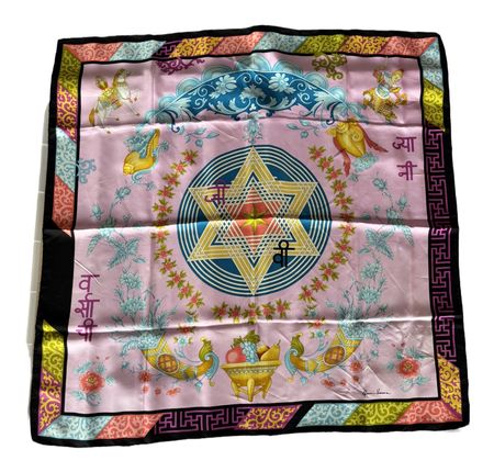 Foulard en soie Gianni Versace Vintage