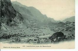 Innerkirchen BE gegen Aareschlucht 1917  sehr gut erhalten