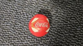 Coca-Cola keiner Leder Fussball / Ball, rot-weiss