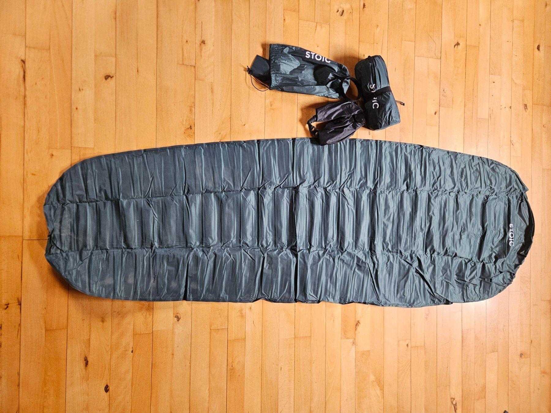 Tappetini fitness: 2x Stoic Isomatte + Luftpumpe – Nuovo (secondo la descrizione) da Kienberg venduto da maca121 1