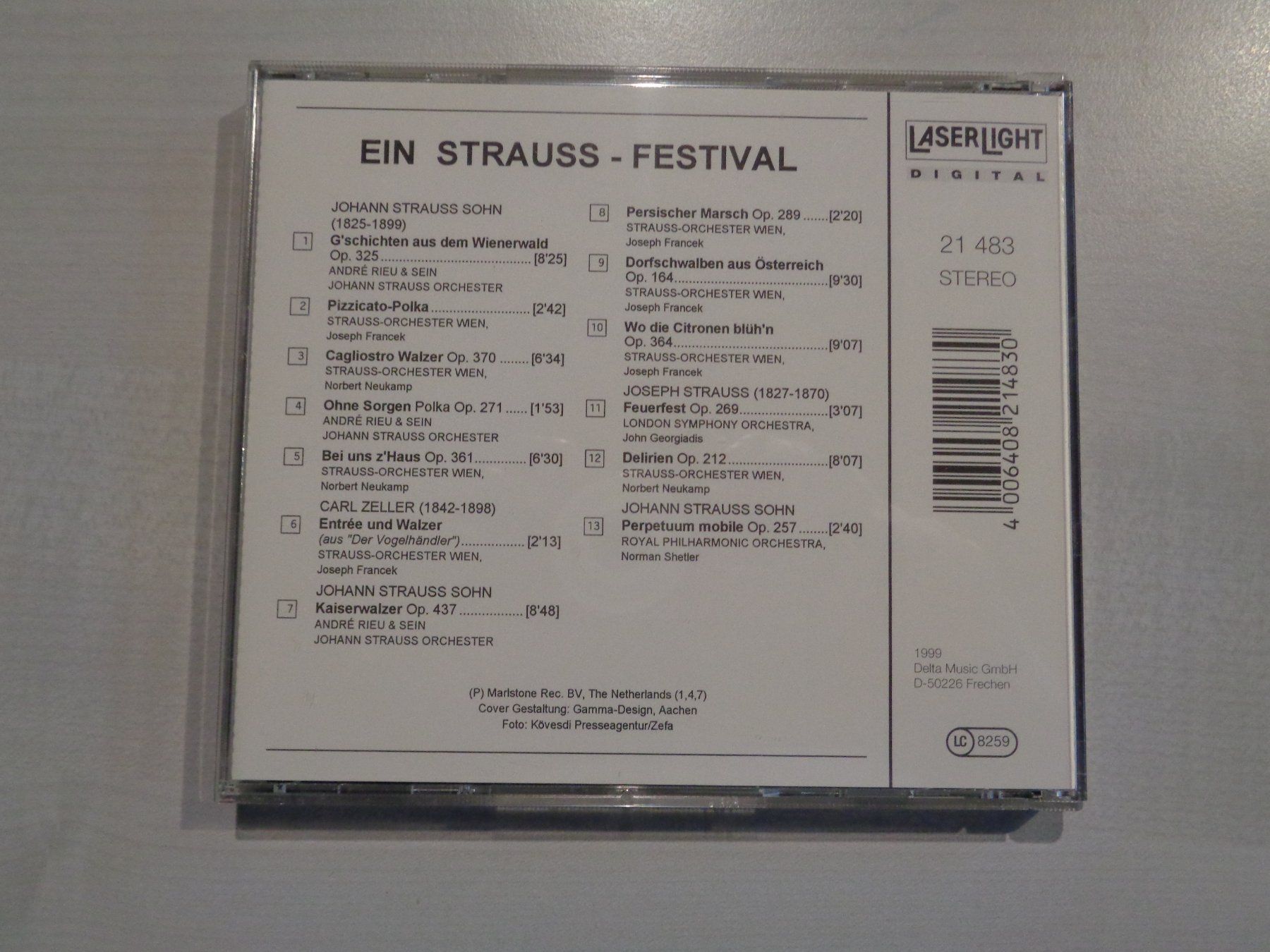 CD: CD Ein Strauss Festival – Usato da Birsfelden venduto da Albatros55 2