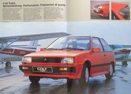 Prospekt Mitsubishi Colt von 1984 inkl. Preisliste ( CH )