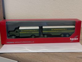 Herpa Henschel HS 140 Koffer-Hängerzug "Schenker" 1/87