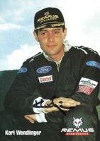 Autogrammkarte; Karl Wendlinger, Formel 1, Sauber