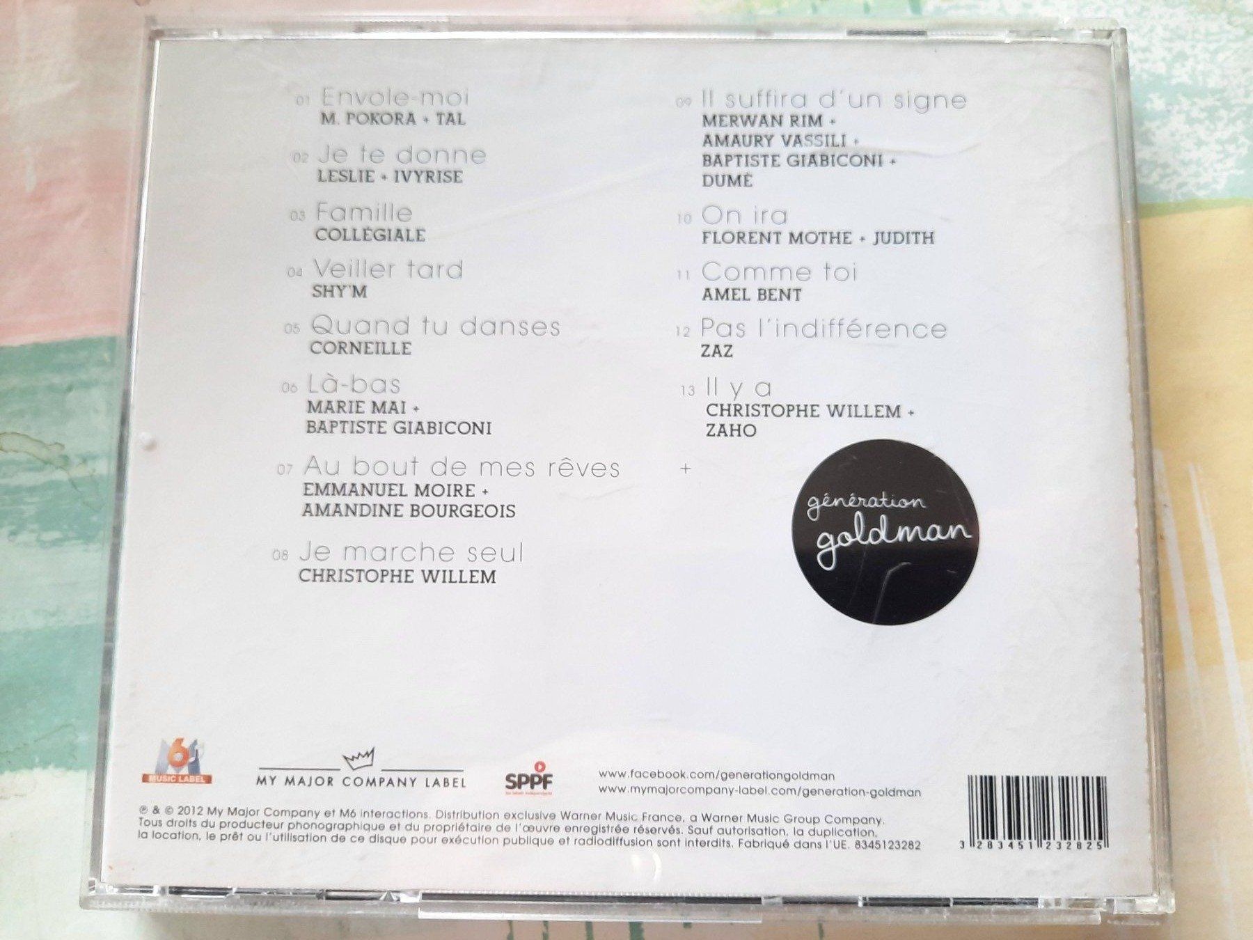 CD: Cd Génération Goldman – Usato da Pully venduto da bro_n52j 1