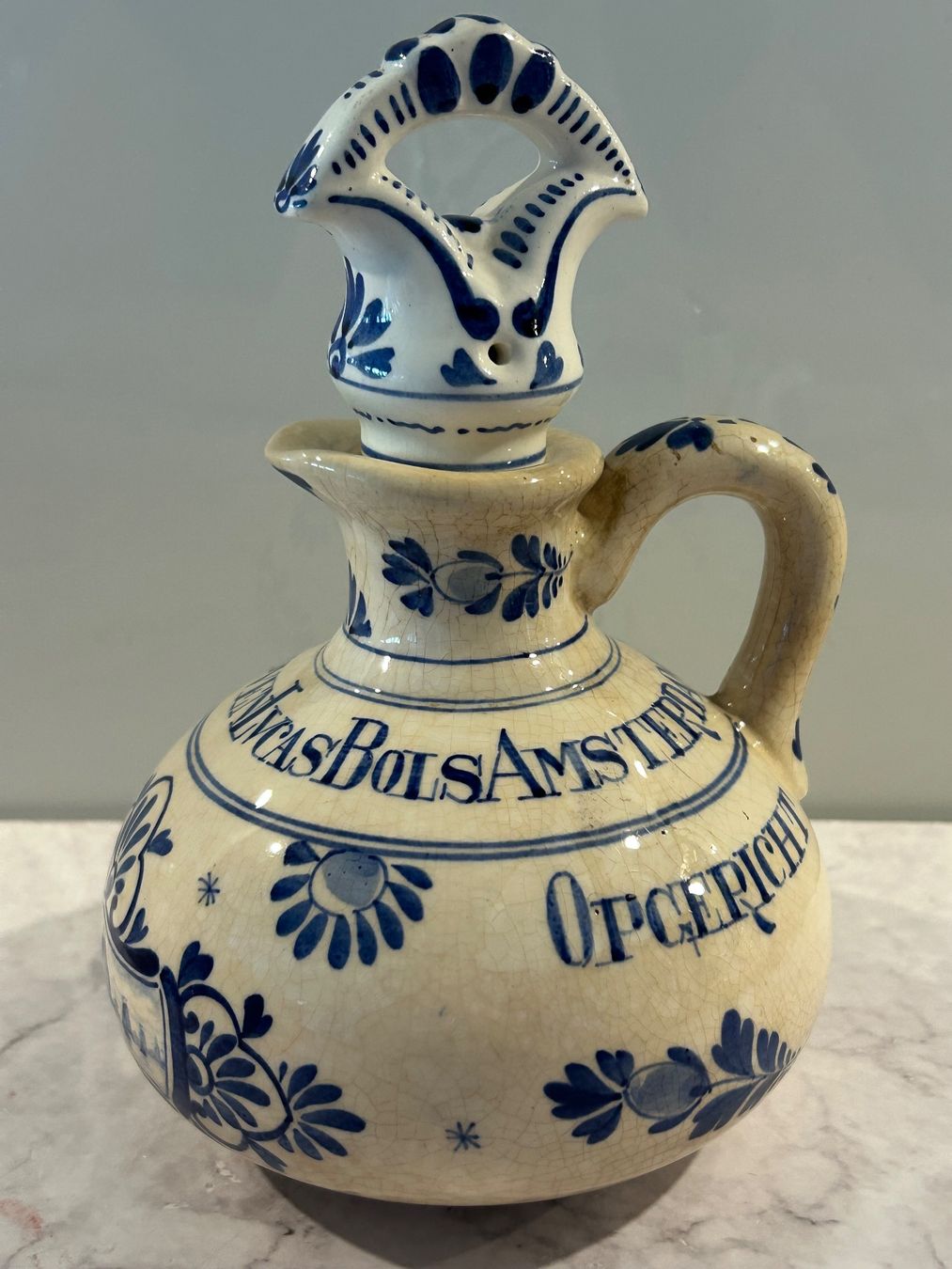 Caraffe: Delfter Flasche Genever-Krug Delft Krug – Usato da Basel venduto da toy_t8bb 1