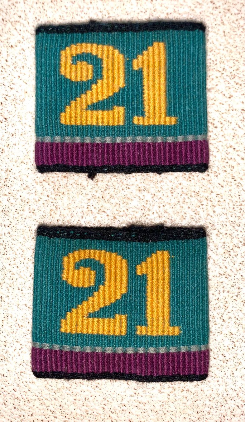 Schweizer Armee Uniformi: Schweizer Armee 2 Achselschlaufen / Achselpatten Versorgung – Usato da Biel/Bienne venduto da Oldradio