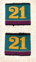 Schweizer Armee 2 Achselschlaufen / Achselpatten Versorgung