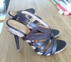 Navyboot Sandalen Leder Braun Gr. 37