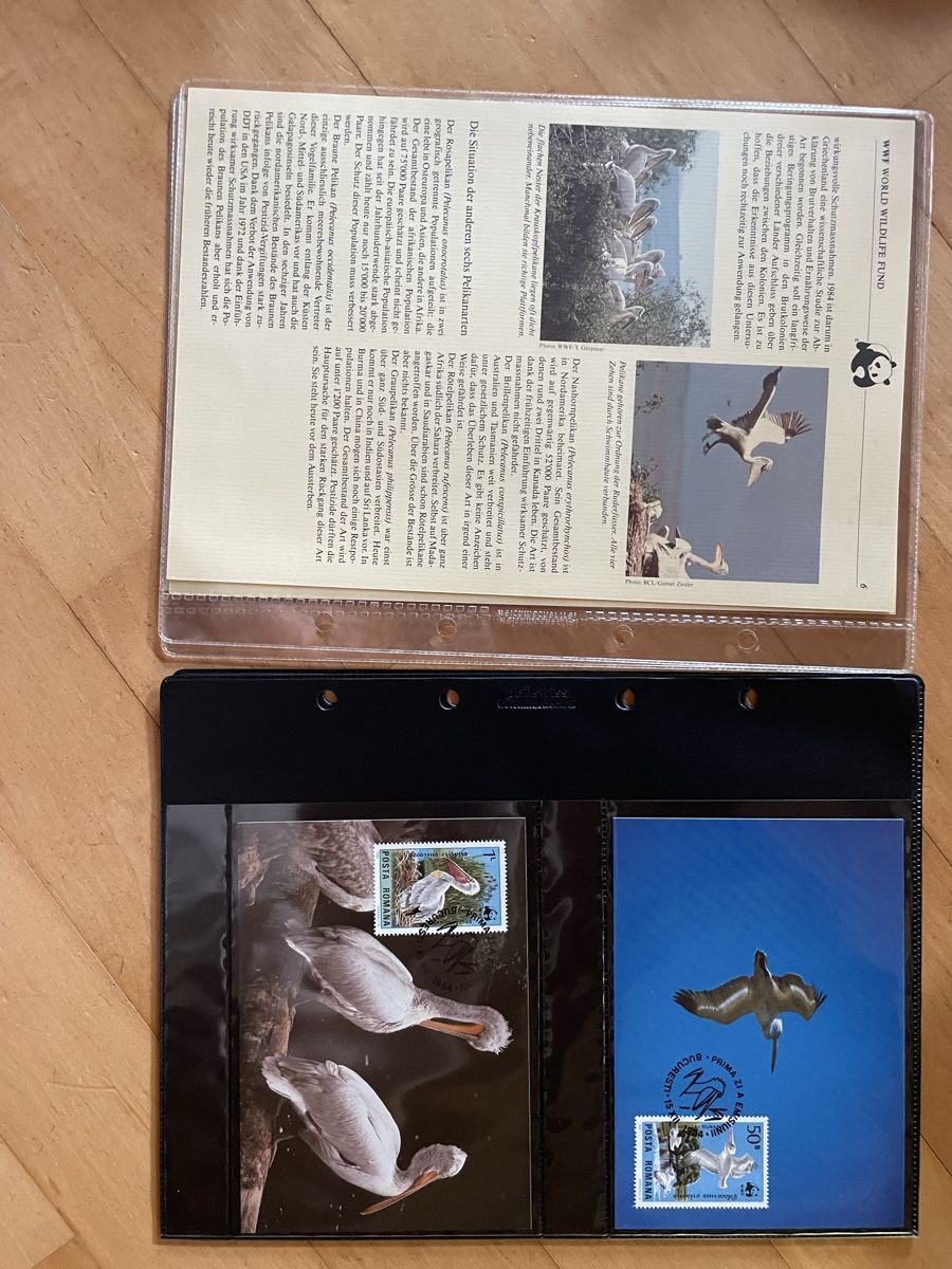 Tous les timbres: WWF Set "Der Krauskopfpelikan" – D'occasion à Altdorf UR par mic_z8bj 3