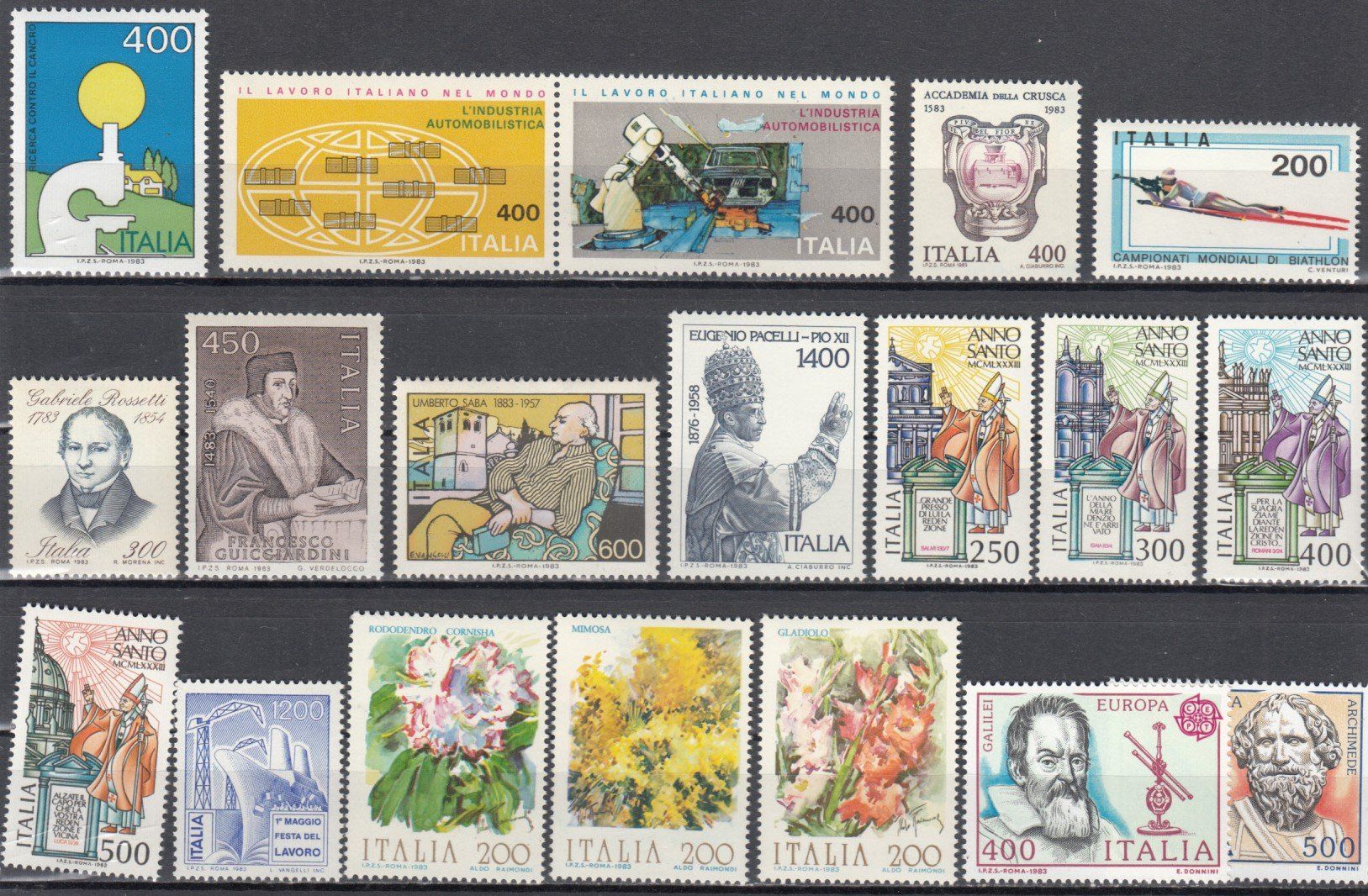 Tous les timbres: Italien 1983 postfrisch – D'occasion à Bürglen TG par StampGraf 1