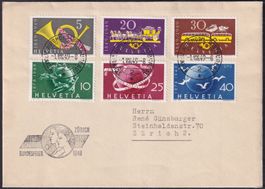 1946 Nr.291-296 Satzbrief BUNDESFEIER 1.8 von Zürich, sauber