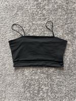 Crop top noir avec fente taille M