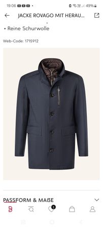 Windsor Herren Jacke, Top Zustand, Gr.M, Grau