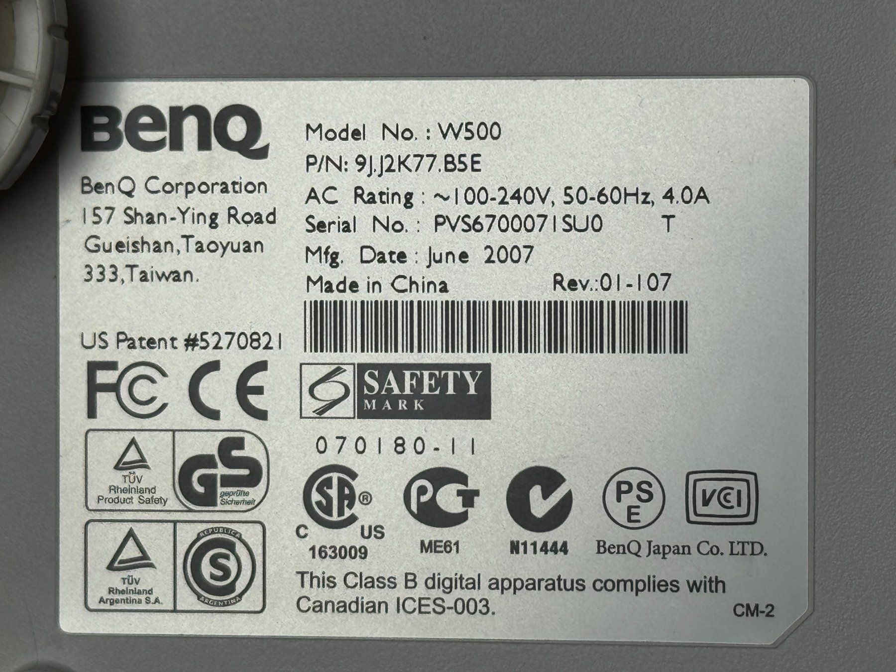 BenQ Videoprojektoren: Beamer – Gebraucht aus Ins von funkflieger 9