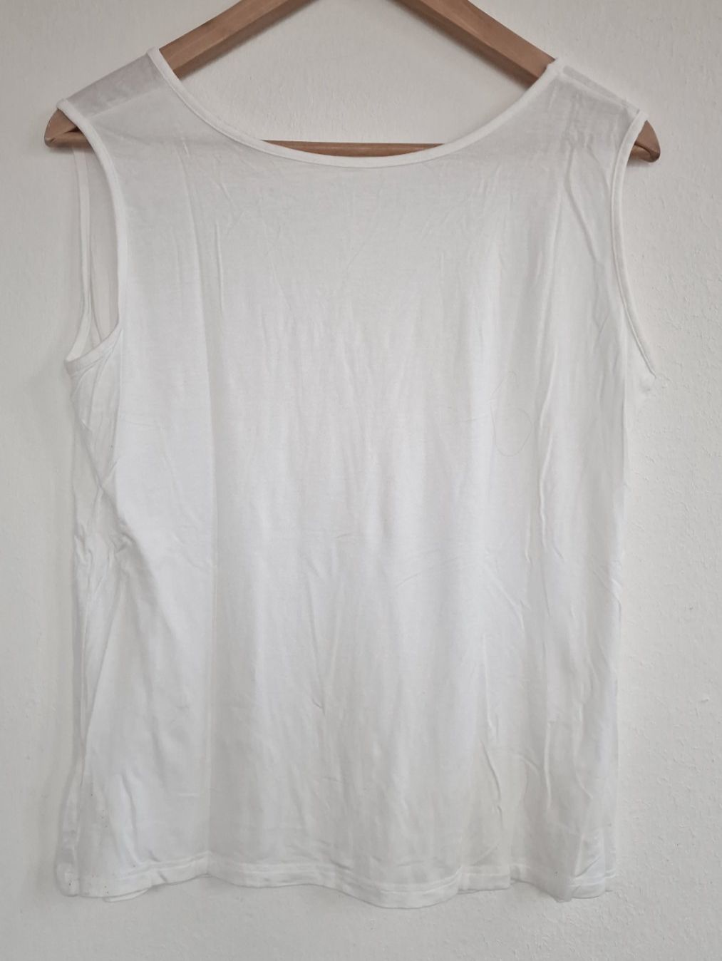 Top: Damen Top Gr. M/L in Weiss – Usato da Hallau venduto da CHACLA 2