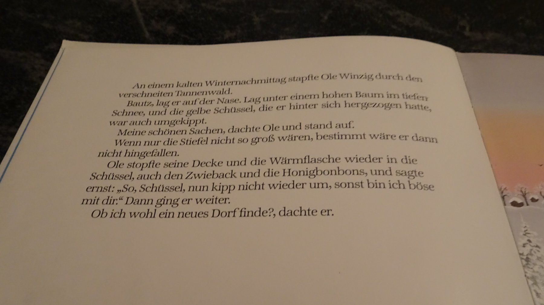 Libri: BILDERBUCH: Ole Winzig Ein Wintermärchen VON BETTINA ANSORGE – Usato da Zürich venduto da Roulet 2