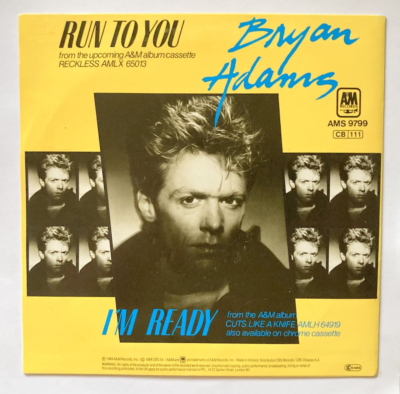 Schallplatten: BRYAN ADAMS - RUN FOR YOU – Gebraucht aus Bottens von hotter-than-hell 1