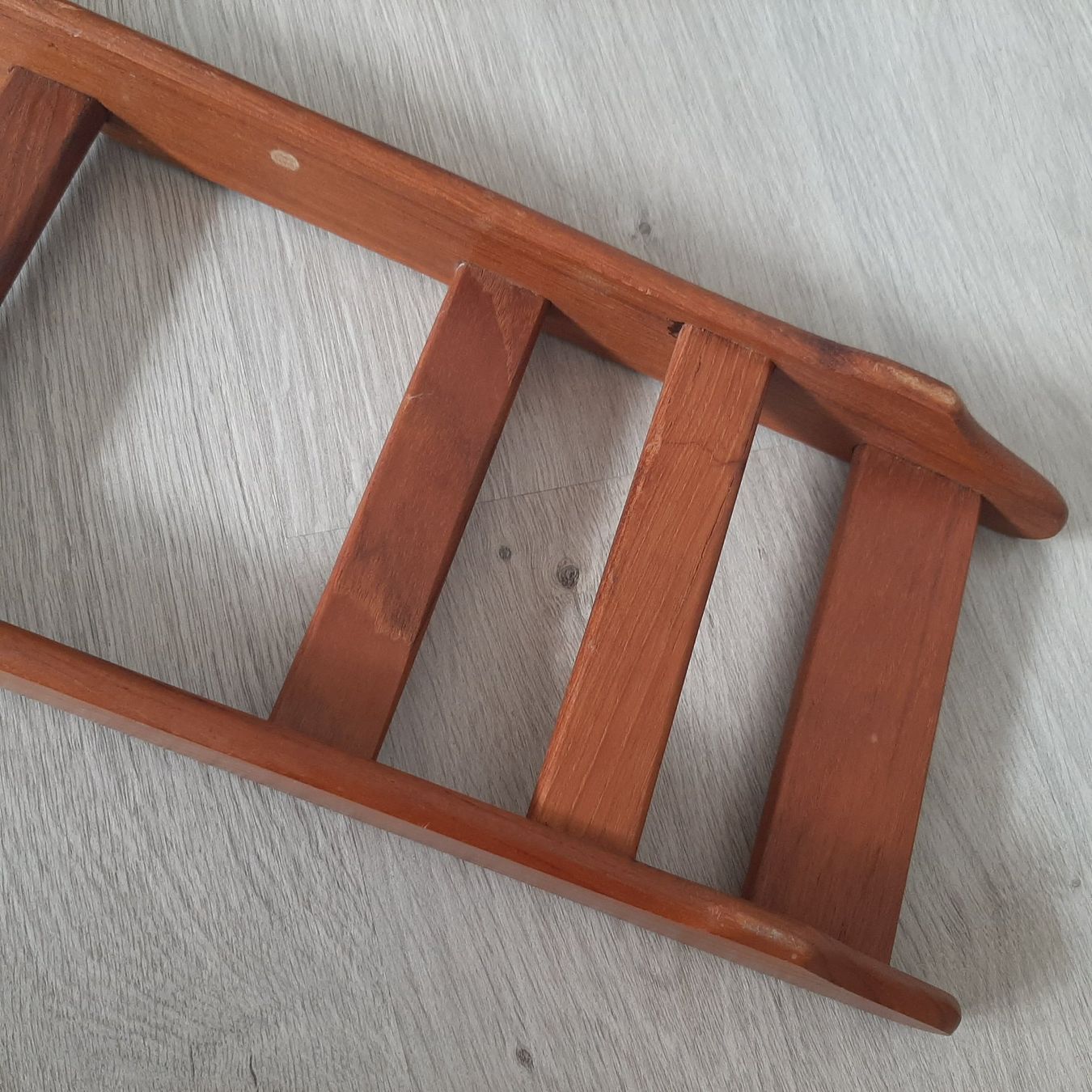 Holmegaard Servierplatten: Mid Century 60er Digsmed Teak Tablett Holmegaard Rauchglas – Gebraucht aus Erschwil von Karabella 9