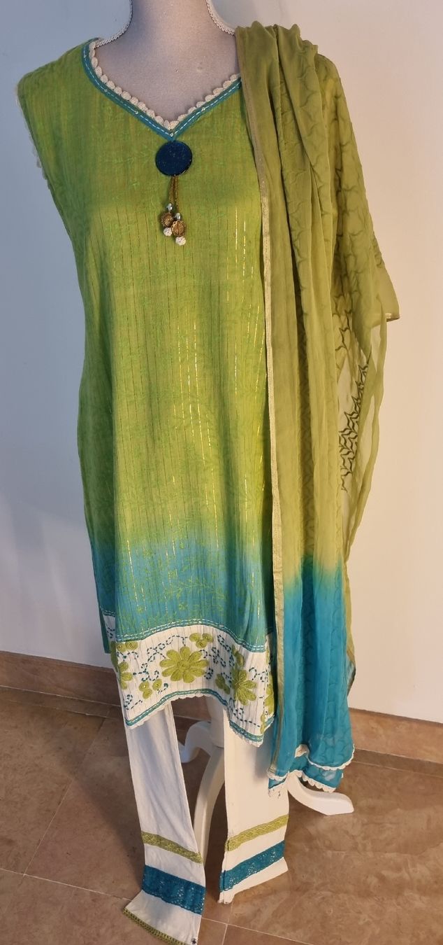Tuniche: Ensemble tunique-pantalon indien – Usato da Borex venduto da mab_28bf 4