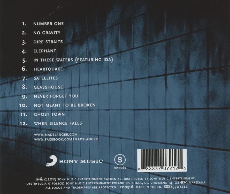CD: Mads Langer - In These Waters – Usato da Uzwil venduto da visions77 1