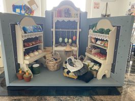 Puppenstube Tante Emma Laden Nostalgie von Hand gemacht