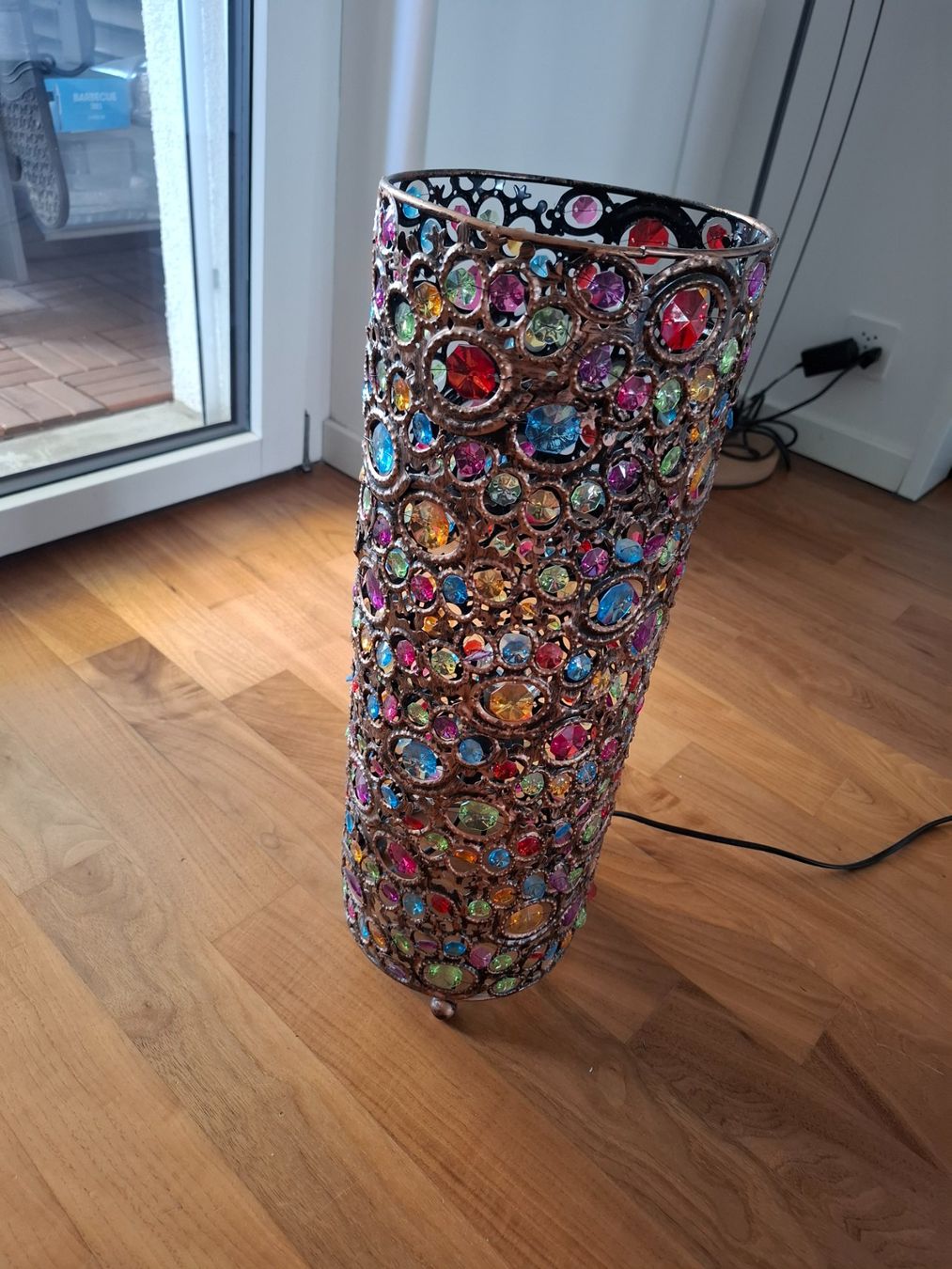 Maisons du monde Lampade: Tisch-/Stehleuchte mit bunten Steinen – Usato da Dietikon venduto da gew_98b9