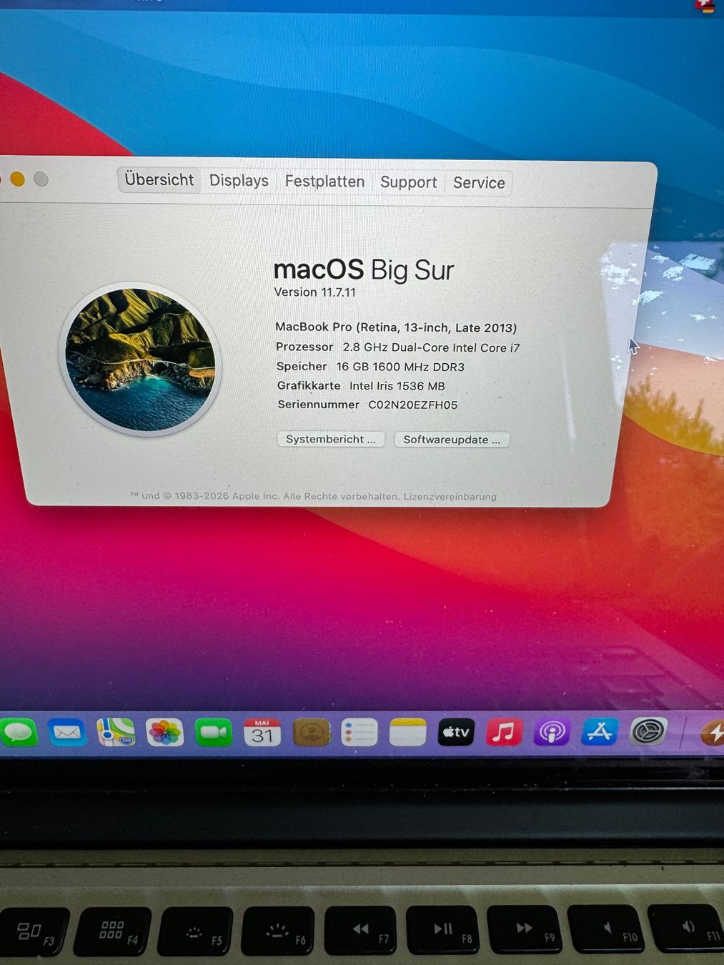 Apple Notebook: Apple MacBook Pro 13 – Usato da Adliswil venduto da Busys 1
