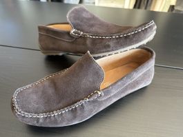 Ab. 1chf Herren Slipper Texto - Wildleder Grösse 42 wie Neu