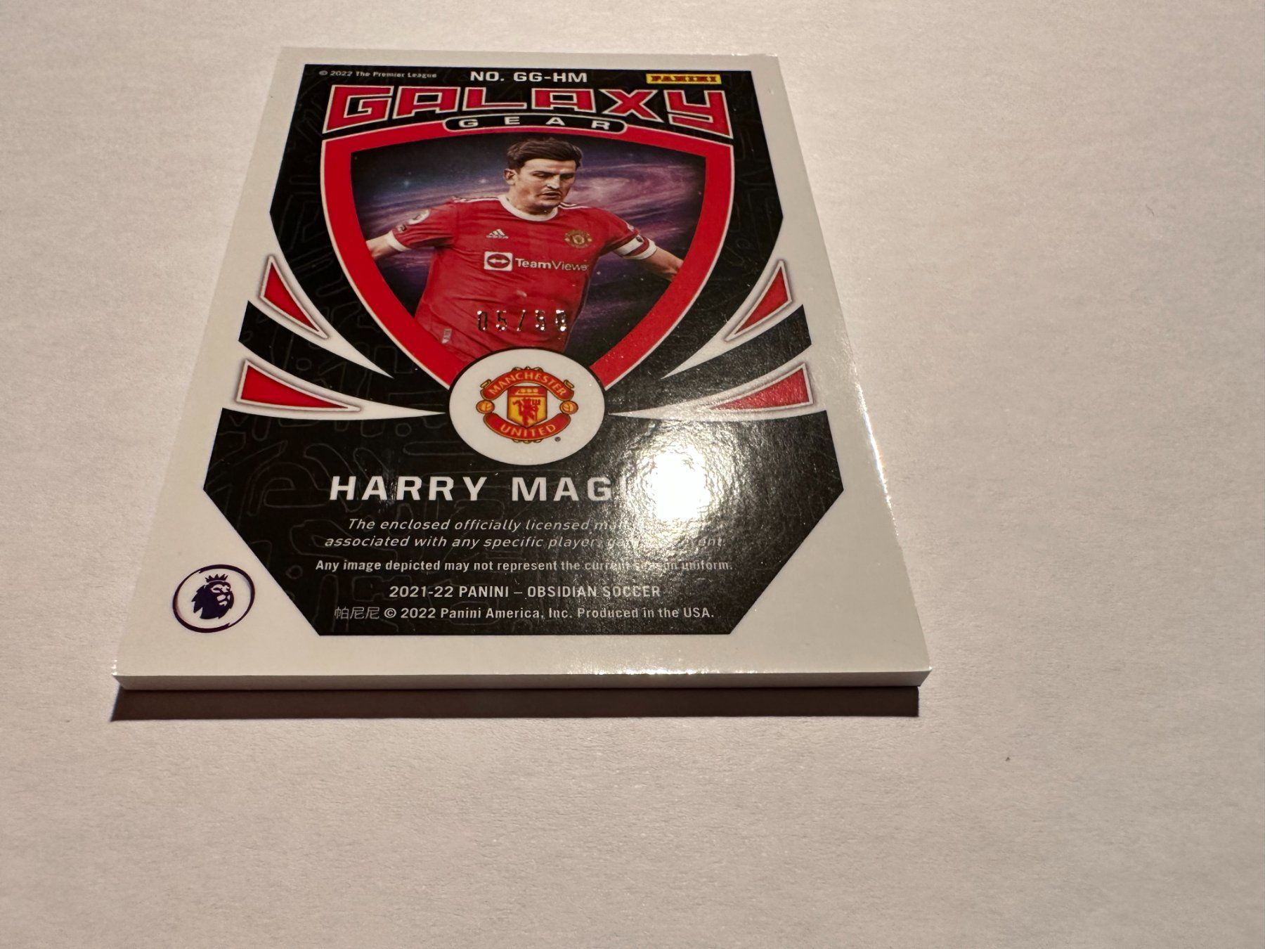 Panini Carte collezionabili: 2021 Panini Obsidian Harry Maguire Patch /50 – Usato da Hagendorn venduto da Pokecollectorch 5