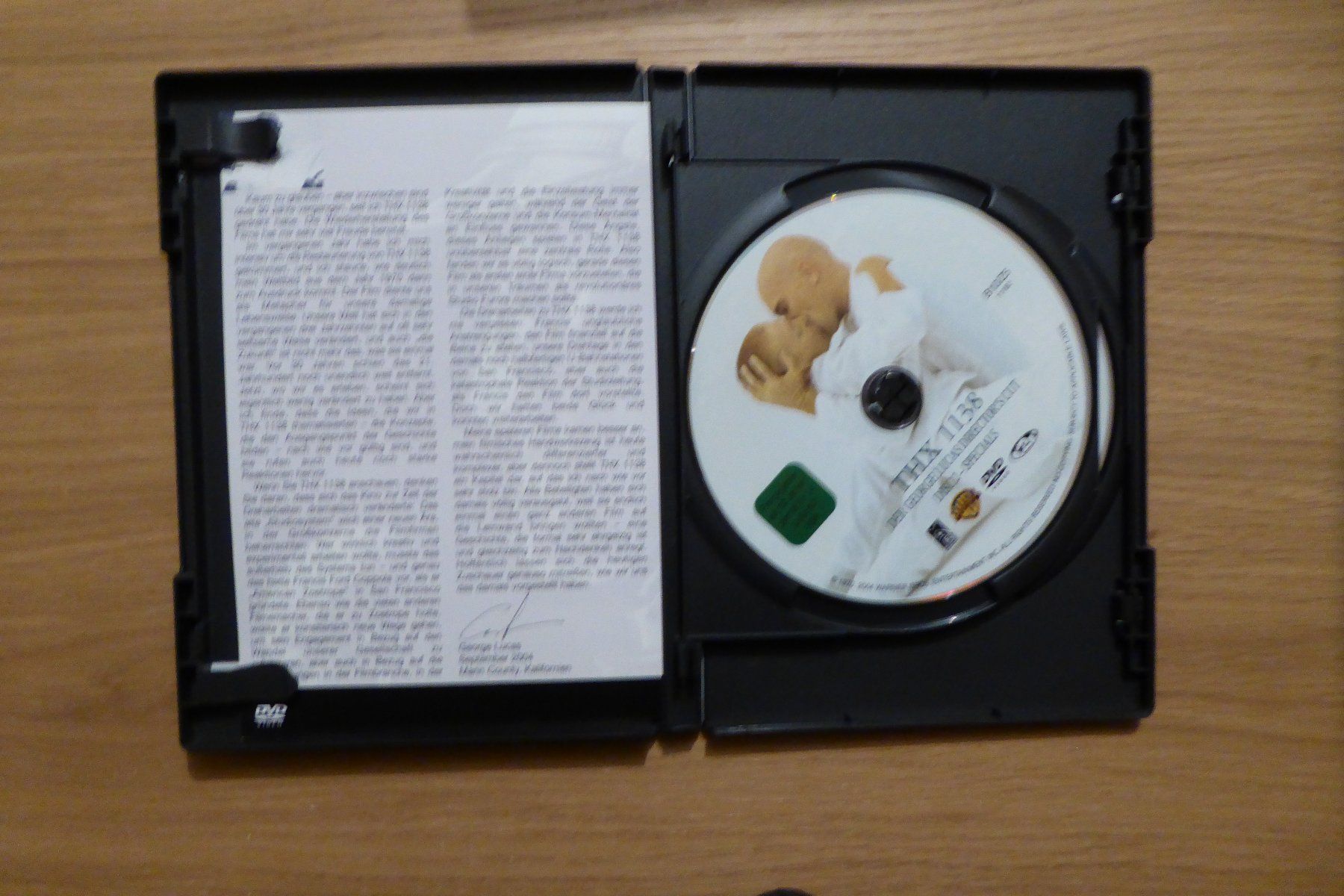 Tutti i DVDs: DVD THX 1138 George Lucas – Usato da Allschwil venduto da Summelsarium 3