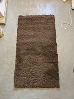 Tapis shaggy marron 150x80 cm bon état