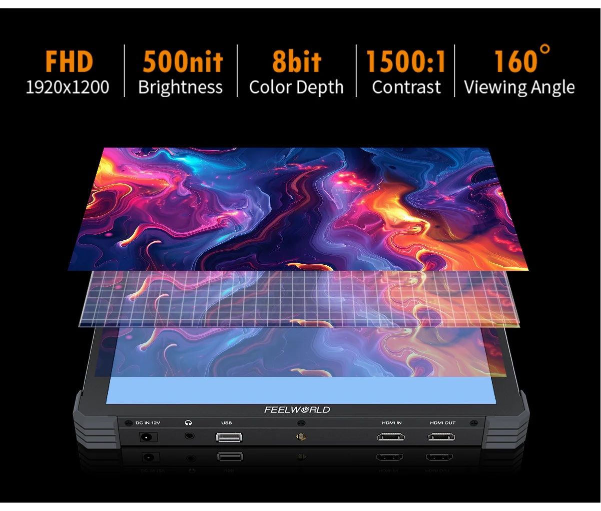 Monitore: FEELWORLD T10 10.1 Zoll Aluminium Feldmonitor ***NEU*** – Neu und originalverpackt aus Waldenburg von darmil08 7