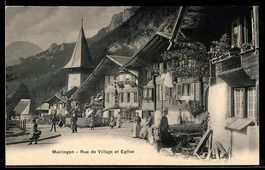 AK Meiringen, Rue de Village et Eglise