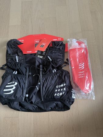 COMPRESSPORT Rennweste mit Trinkflasche neu