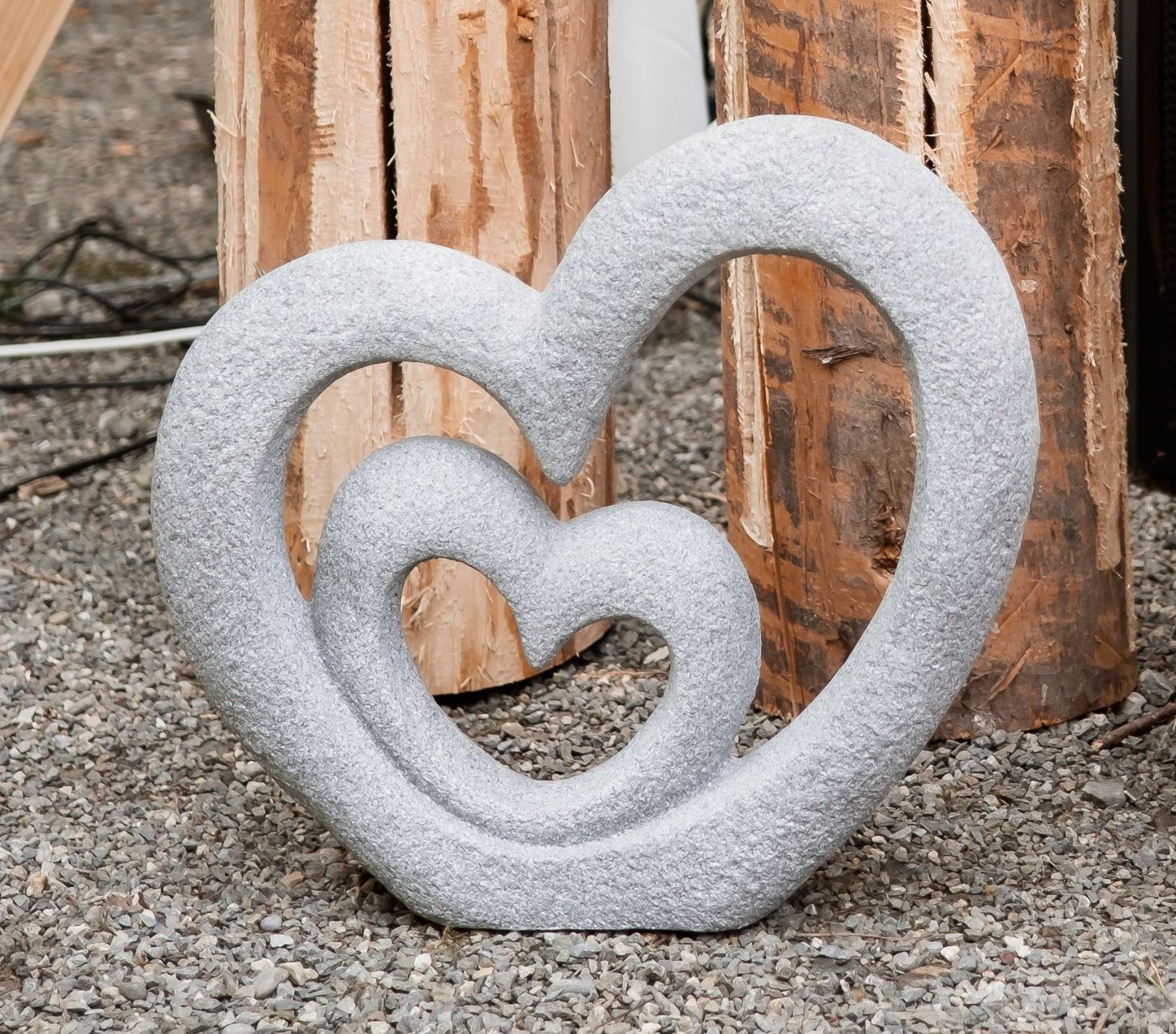 Alle Dekorationen: Dekoration Hochzeit Herz grau – Gebraucht aus Bremgarten AG von easy01 1