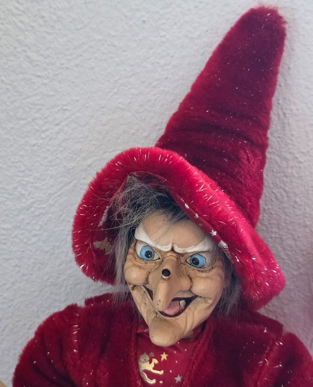 Statuette: Deko Hexe mit Besen, ca. 60cm gross – Usato da Rheinsulz venduto da Dred 3