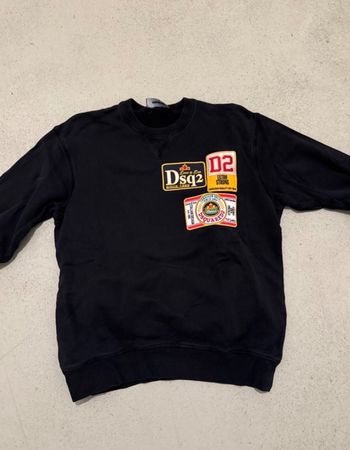 Dsquared2 Herren-Sweatshirt, Grösse M, Schwarz, Top Zustand!