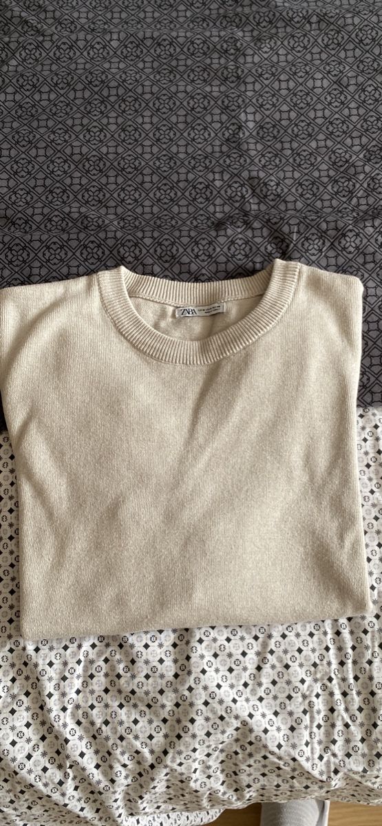 Zara Maglioni & Felpe: Pull beige clair Zara - Taille M – Usato da Geneve venduto da tom_d7f8