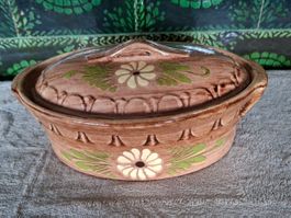 Wunderschöne Terrine mit Deckel, Vintage, Handarbeit