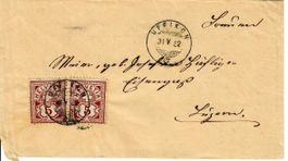 Brief, Uffikon - Luzern 1882