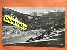 Alte Ansichtskarte Lungernsee, mit den Berneralpen  Schweiz