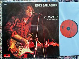Live Blues Rock LP Rory Gallagher – Live! In Europe -🛀