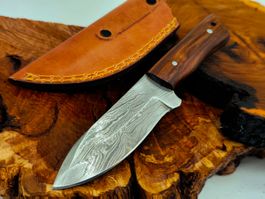 Top 1A Damast Messer Knife echter Faltenstahl Handgemacht