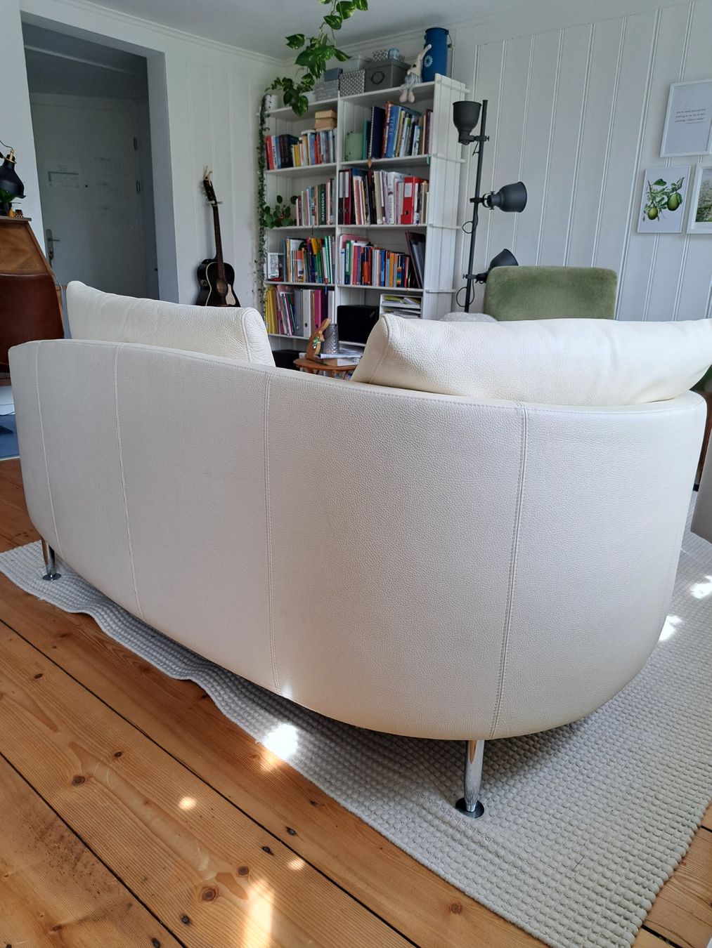 Divani: Dreipunkt Design Sofa Leder, beige – Usato da Winterthur venduto da sarahbischof 4
