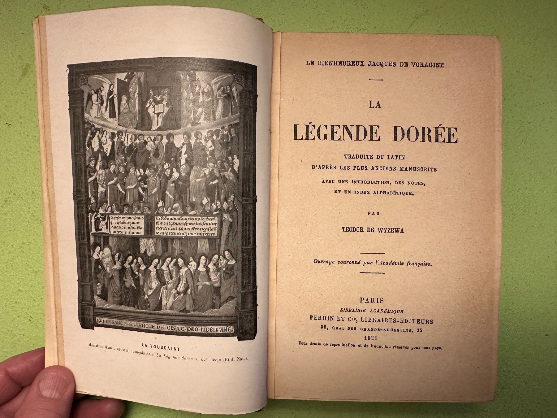 Libri: Jacobus de Voragine: La légende dorée. – Usato da Zürich venduto da allp 3