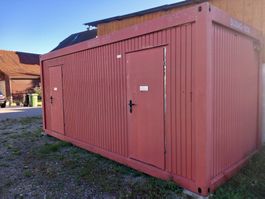 SOSAG-BOX Container rot gebraucht in gutem Zustand
