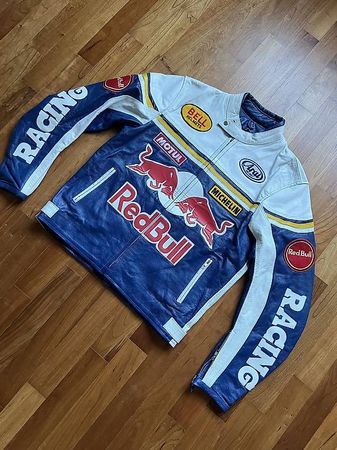 Redbull Lederjacke moto Giacca chaqueta Racing