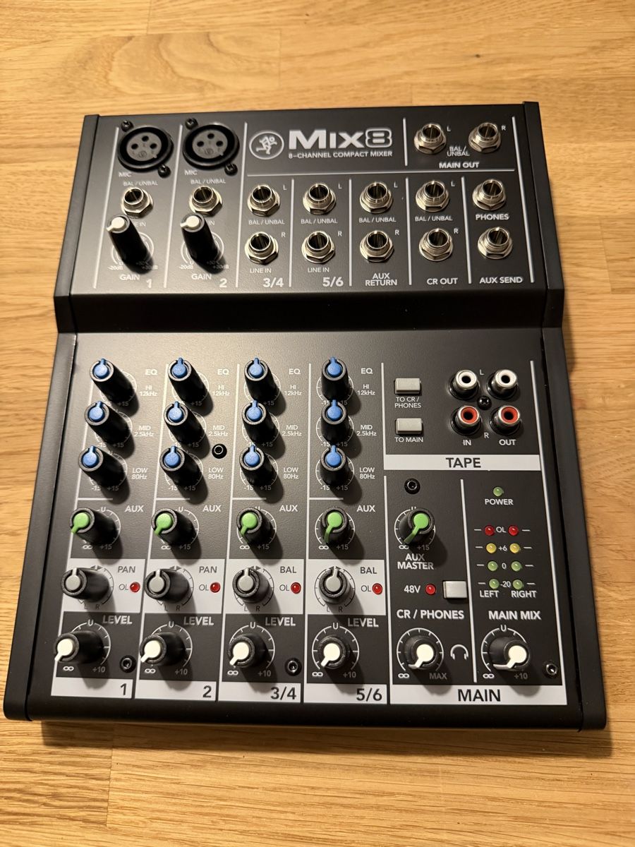 Console di mixaggio: 8-Channel Mischpult neu !! – Nuovo (secondo la descrizione) da Othmarsingen venduto da Huschel3