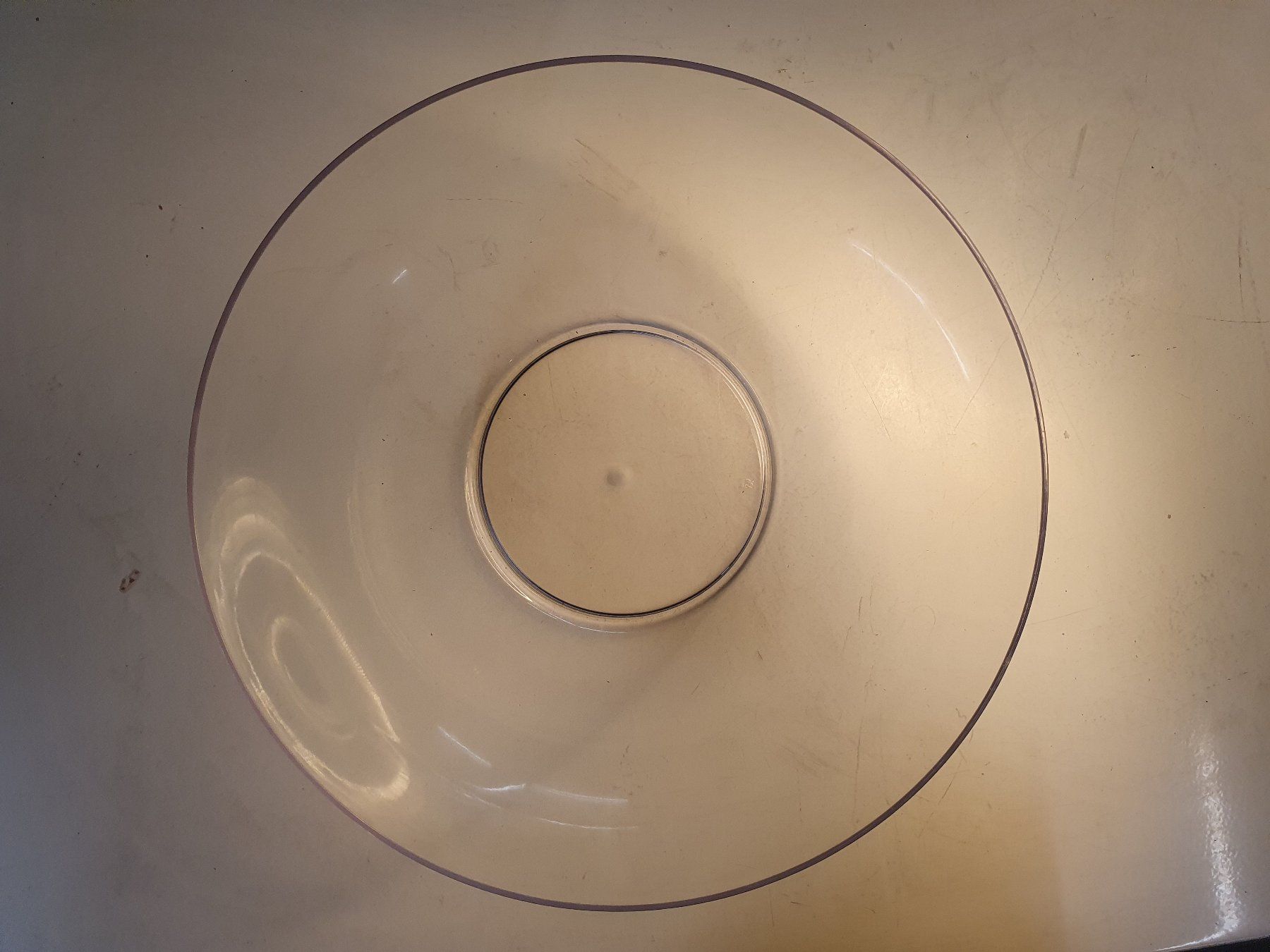 Ciotole: Salatschüssel Kunststoff transparent 31 cm – Usato da Zürich venduto da loosebone 1